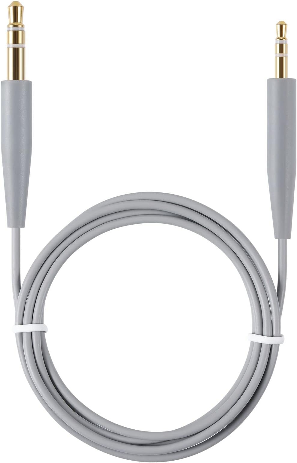 Replacement Audio Cable Cord Extension Wire for Bose QuietComfort QC25 QC35 Headphones with in line Mic Volume Control (No mic Grey)