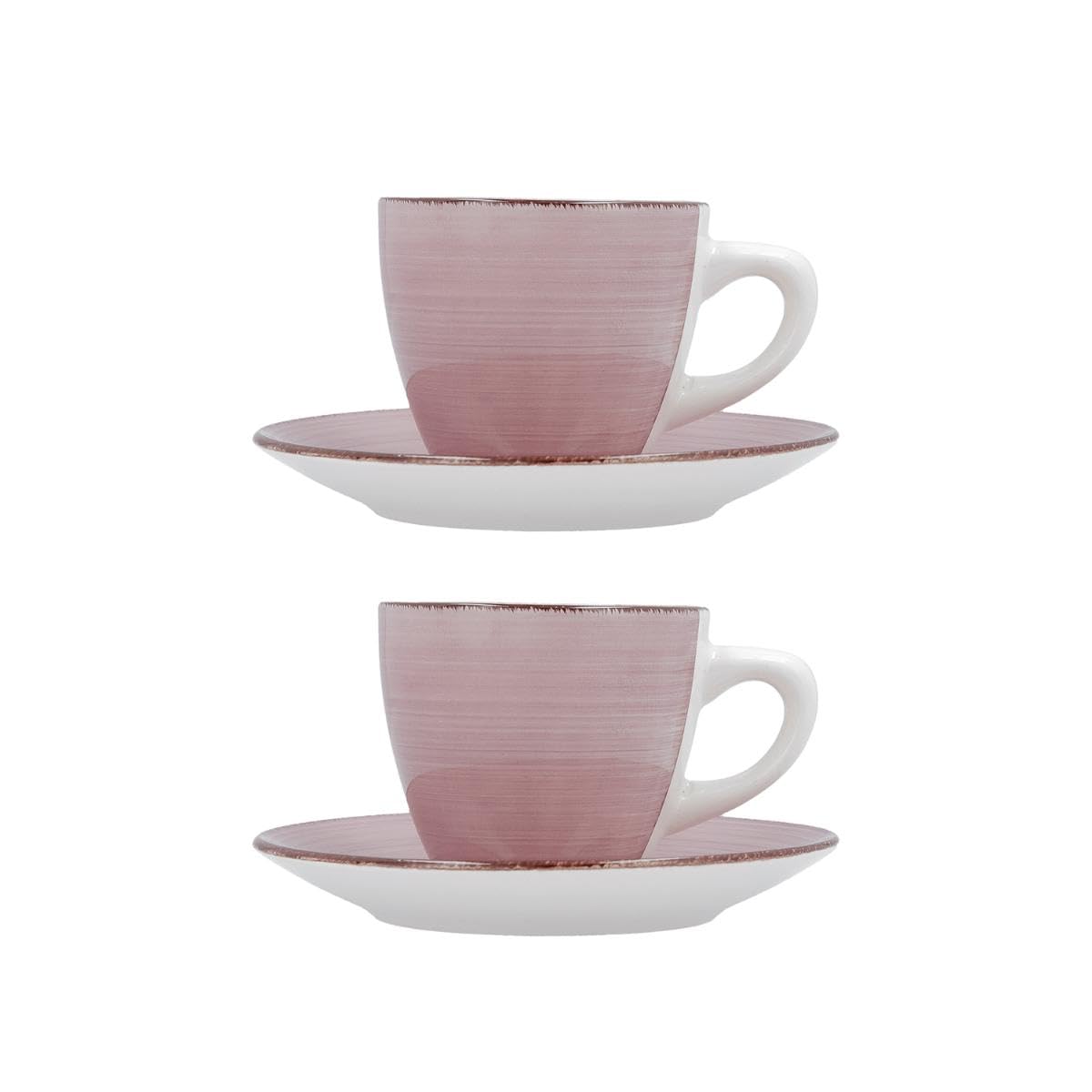 Quid SET2 Mug C/P 22CL Vita Morning PEONI QD Breakfast Cups, Pink, Unique