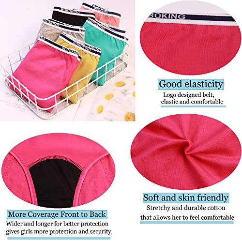 Boboking Teen Girl's Cotton Period Panties Big Girls Breathable Briefs Women Underwear3