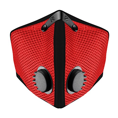 Image of RZ Mask M2 - Cooling Mesh Dust Mask w / 99.8% Carbon Filtration, Anti Fogging w /Easy Use Hook-and-Loop Head Strap