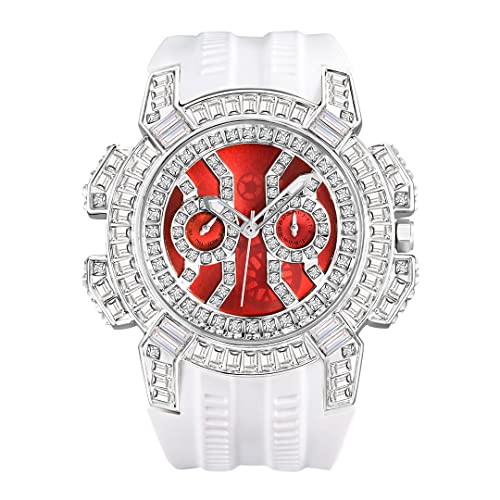 Gosasa Cute Owl Men Watch Hip-Hop Quartz Watch Fashion Full Diamond Large Dial Watch Luminous Pointe