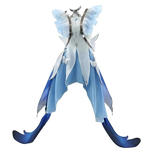 Gegexli Game Wuthering Waves Cosplay Costumes The Shorekeeper Cosplay Costume Uniforms Halloween Carnival Party - X-Large