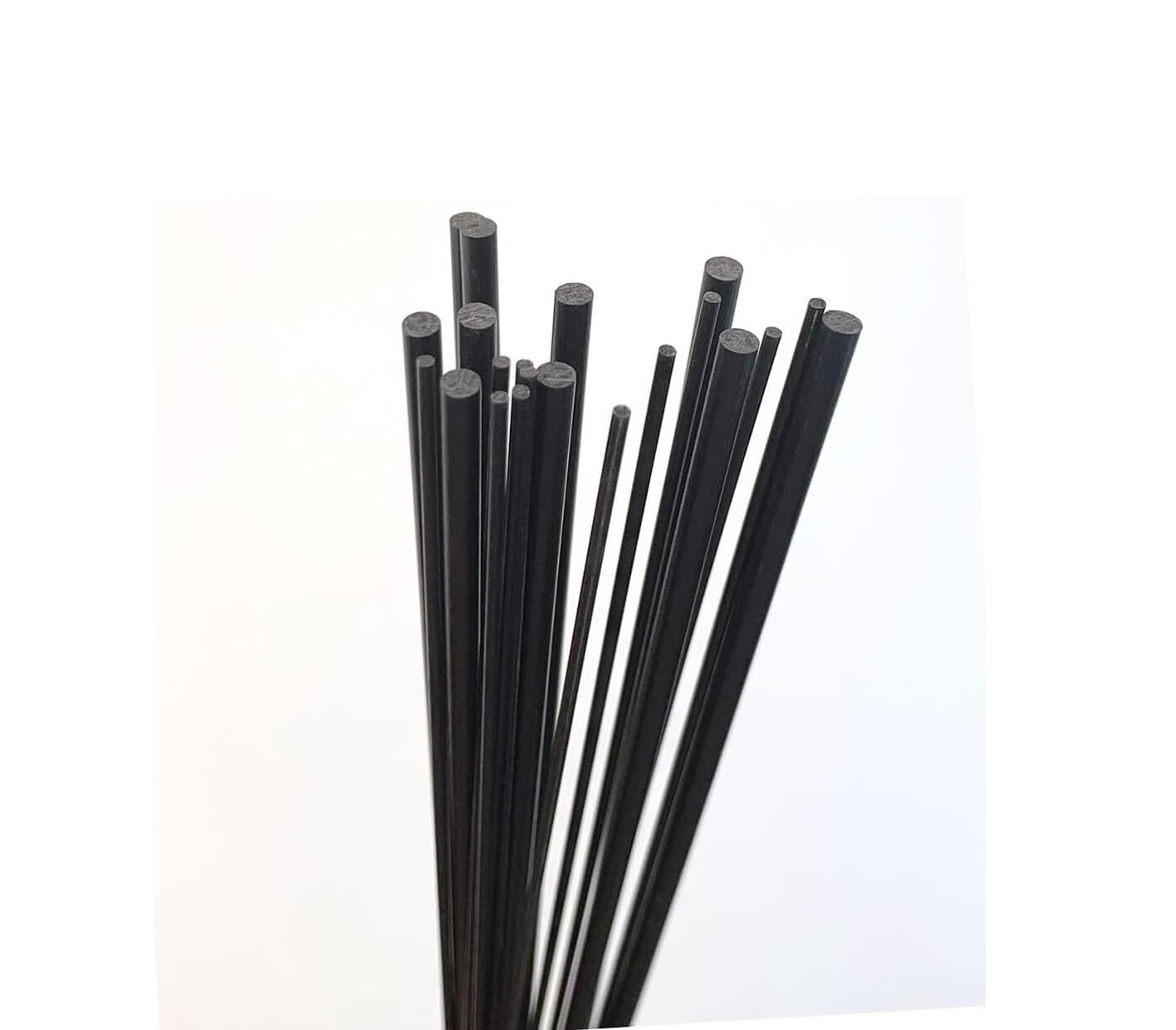 Pręt okrągły z włókna węglowego o średnicy 500 mm. Lekki pręt kompozytowy o wysokiej wytrzymałości, wykonany samodzielnie(5Pcs 5.5x500mm)