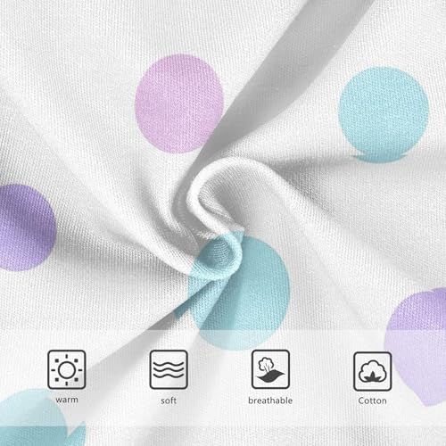 Florals Toddlers Underwear Floral 2t Cotton Panties for Girl Pastel Colored Polka Dots White Briefs Underpants3