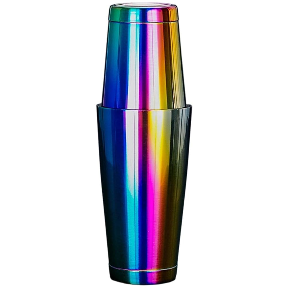 Lipfer Stainless Steel Cocktail Boston Bar Shaker, Professional for Bartender, Metal Mixer for Martini & Cocktails