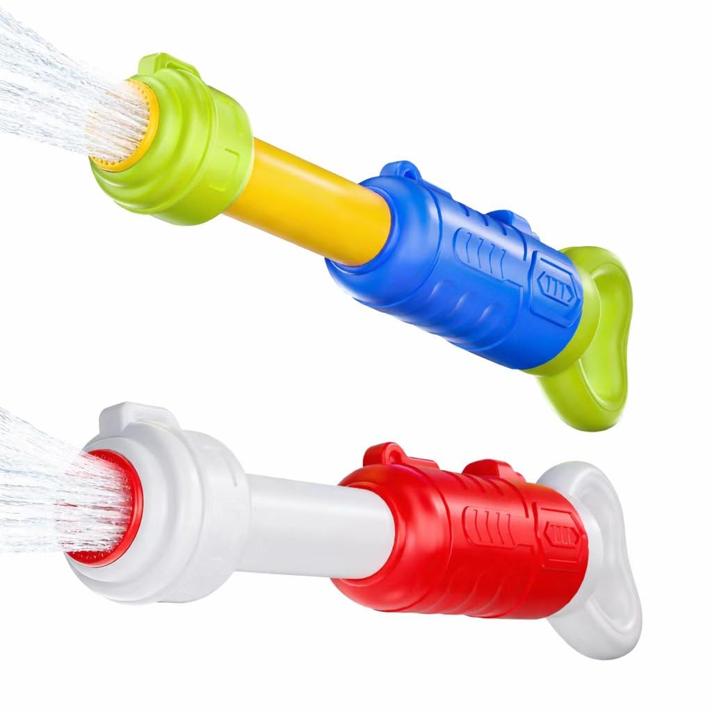 2Pcs Large 36.5cm Cartoon Water Blasters, Squirt Guns for Kids, Outdoor Pool Beach Toys for Siblings Summer Fun (2Pcs 36.5cm)