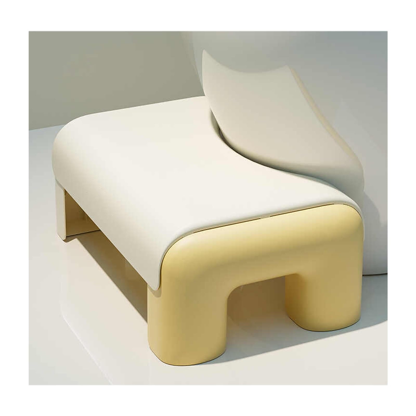 step stool, Improve Sitting Posture, Strong Load-Bearing Capacity, Non-Slip Design, Simple and Beautiful(Yellow)