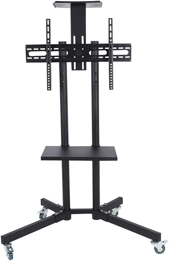 Tv Stand Mobile Cart Adjustable Mount for 32-65 Inch LCD/led Flat Panel Screen with Wheels Bracket for