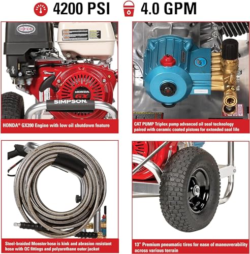 Simpson ALH4240 Aluminum Series 4200 Psi Gas Pressure Washer thumb #1