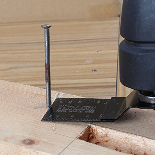 WORKPRO Akku Multifunktionswerkzeug 20V, Oszillationswerkzeug 5 Drehzahl 0-16000 U/min, mit 1,5 Ah Akku und Ladegerät, mit 15 Zubehör und Aufbewahrungstasche, zum Sägen, Schleifen und Schaben – Bild 8