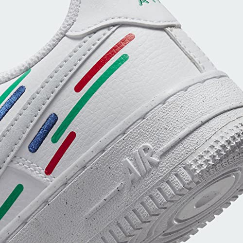 Nike Air Force 1 Impact GS NN Trainers FD0532 Sneakers Shoes (UK 5 US 5.5Y EU 38, White White Game Royal 100)3