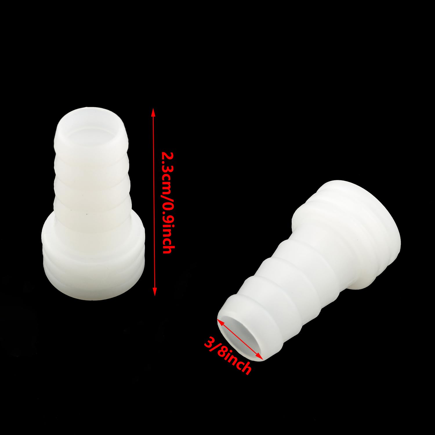 ZZHXSM 10pcs Plastic 3/8