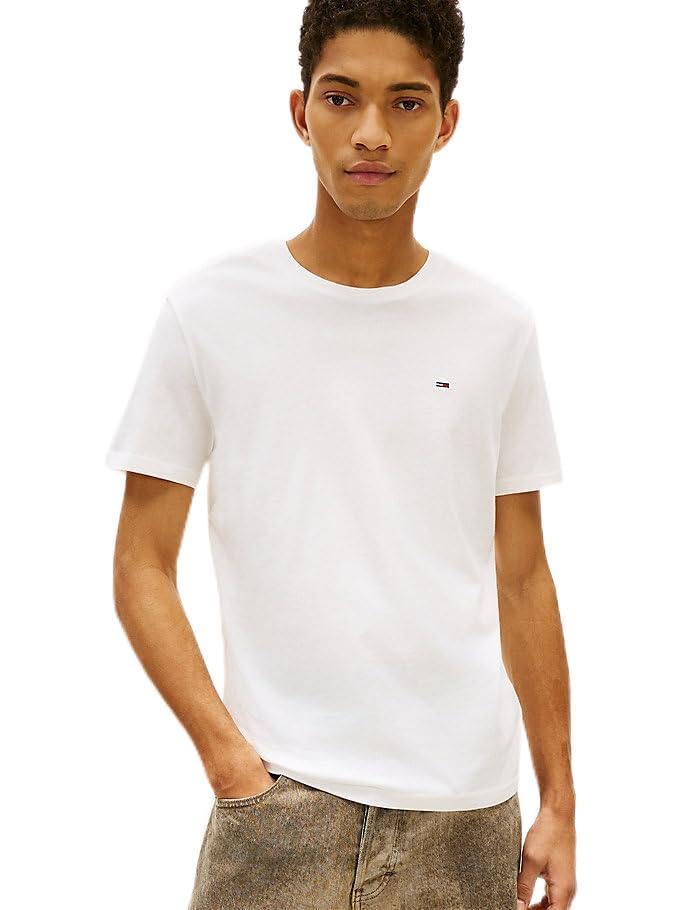 Tommy Jeans Men Tjm XSLIM 3PACK Tee Ext Multi (Ecru/Ecru/Ecru) S