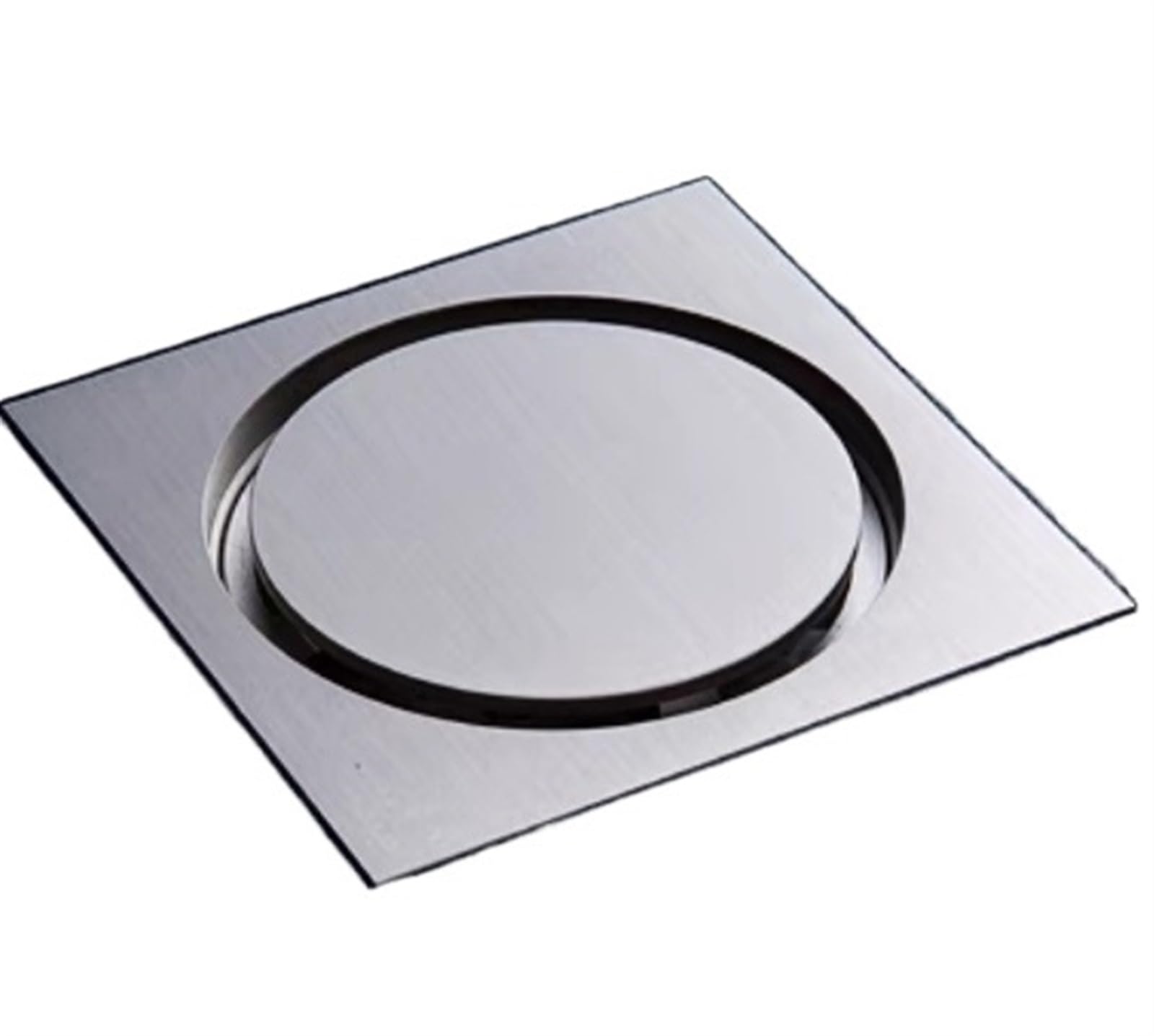 Floor Drain Invisible Bathroom Floor Drain Filter Drainage Anti-odor Shower Strainer Accessories Square for Hair Waste Bathroom(Grey)