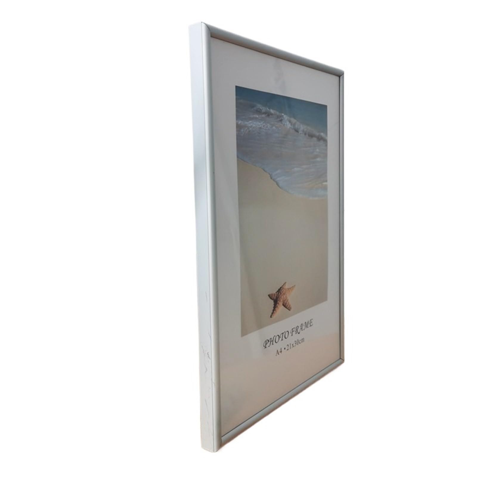 DAJGRHE Photo Frame Aluminum Photo Frame For Wall Hanging With Plexiglass Metal Picture(Silver Frame,20X25cm 10inch)
