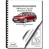 vw passat karosserieteile  VW Passat 8 Variant ab 2019 Außen Karosserie Montagearbeiten Reparaturanleitung