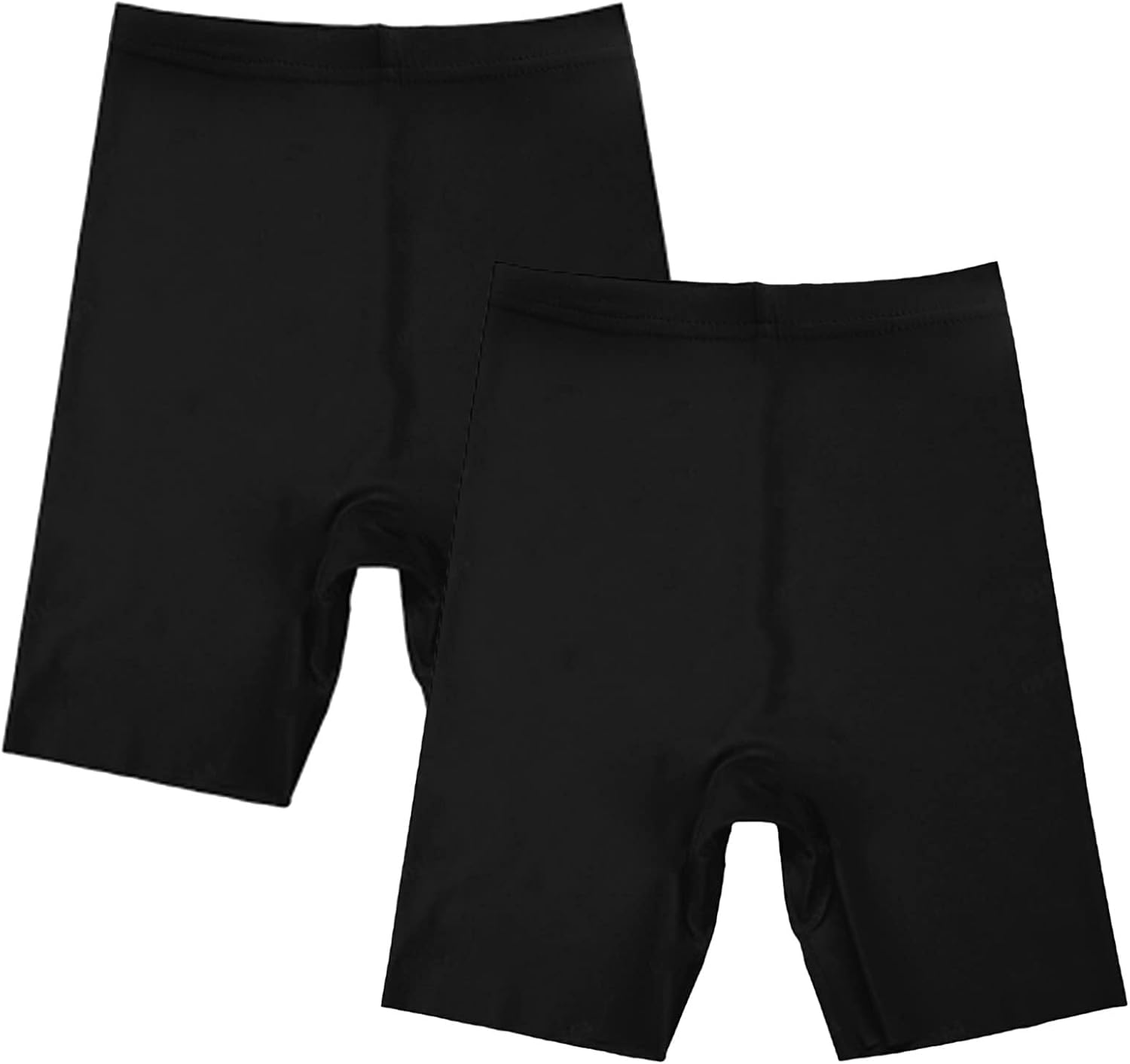 Women's High Waist Casual Shorts for All-Day Comfort - 2 Pack of Stylish Solid Pants 2PCS