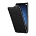 Produktbild StilGut UltraSlim Case Hülle Leder-Tasche für Huawei Mate 10 Lite. Dünnes Flip-Case vertikal klappbar aus Echtleder für das Original Huawei Mate 10 Lite, Schwarz