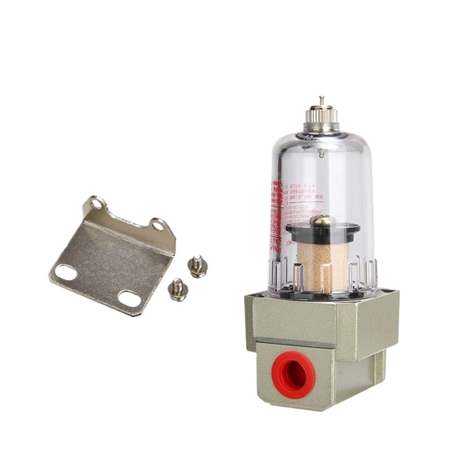 AYNRJKKX AF2000-02 1/4 air Pump Compressor Filter Pneumatic Oil Separation Tank to Remove impurities Water Separator Compression(AF with Bracket)