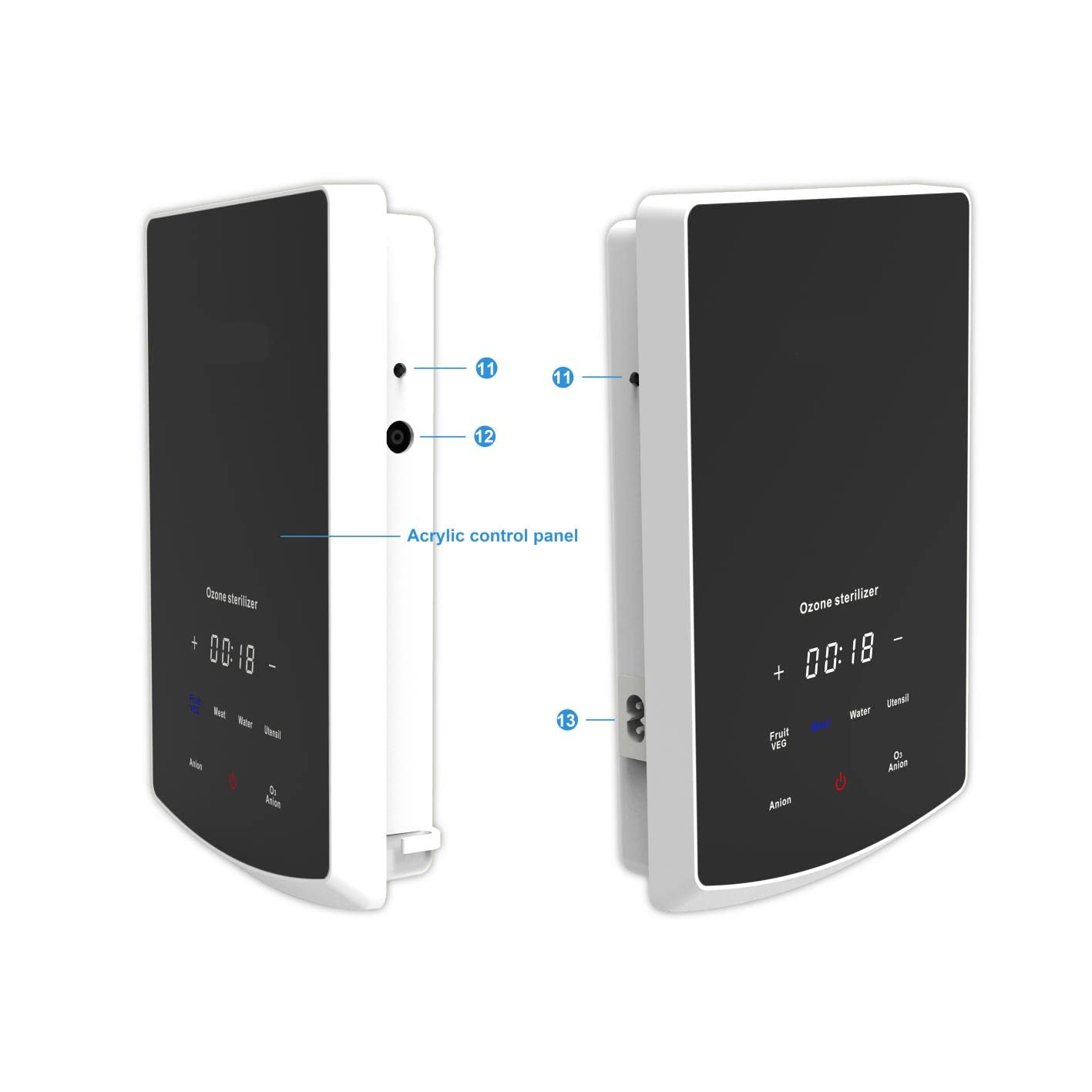 OdorStop OSAWS Portable Air and Water Ozone Generator & Sterilizing System with Timer and 2 Diffuser Stones