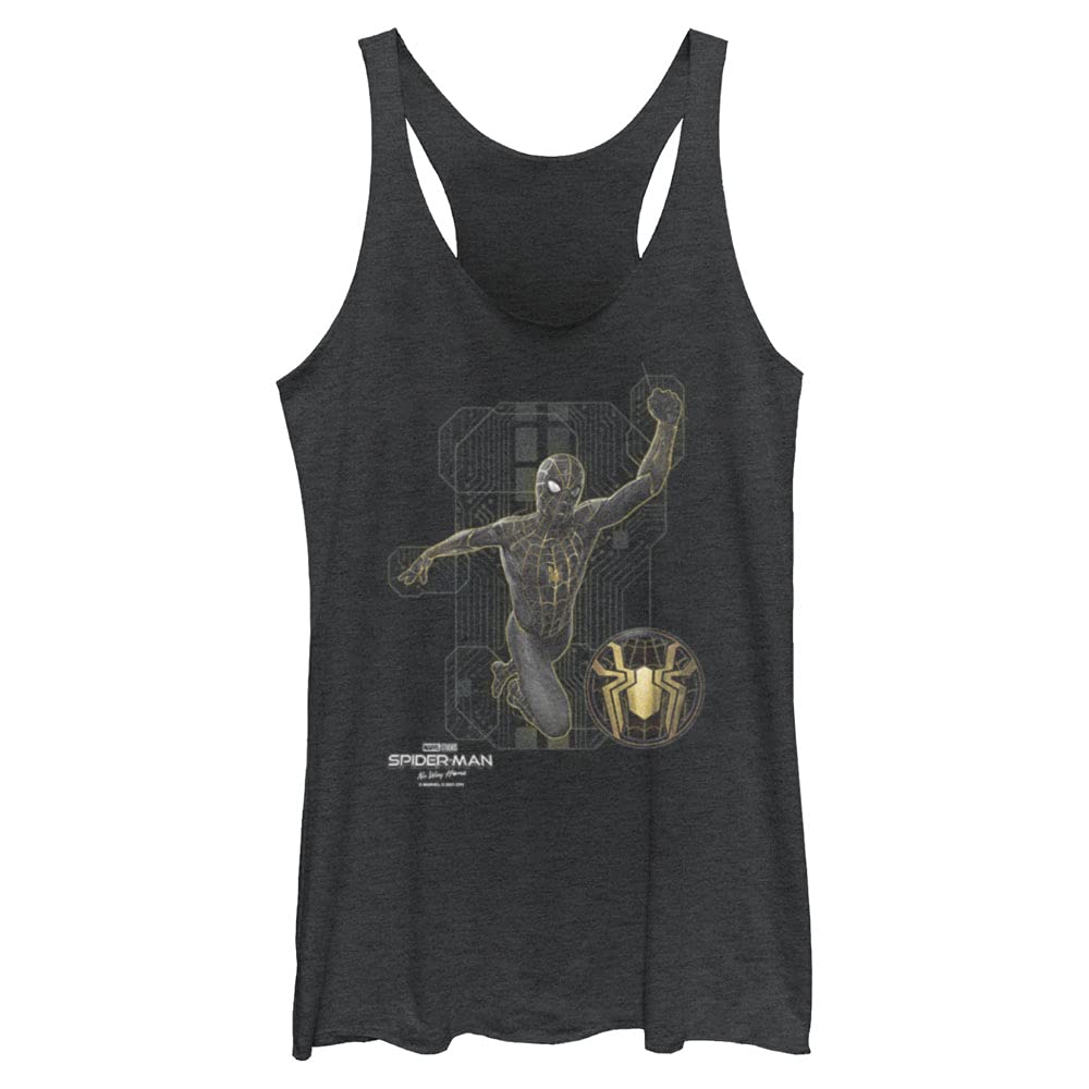 Marvel womens Black Tech Suit T-Shirt