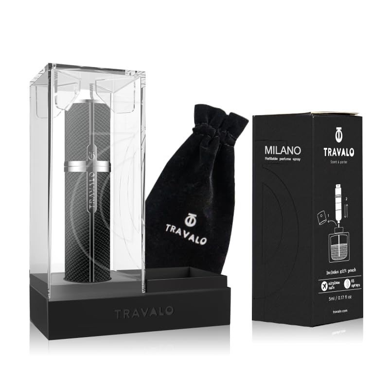TRAVALO（トラヴァーロ）MILANO アトマイザー BLACK MILANO black – Travalo
