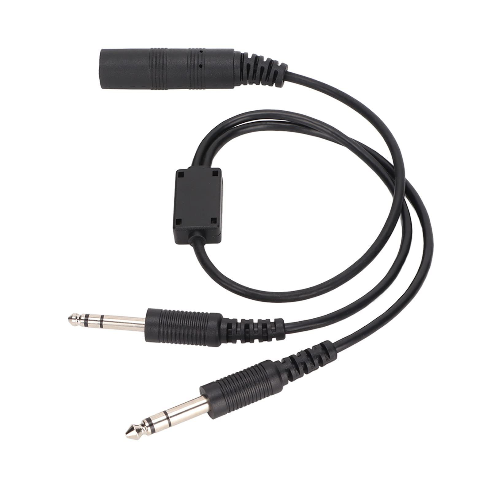 Helicopter A Ga Headphones Adapter, Practical Armored Cable Aviation Headphones Cable for PJ -068