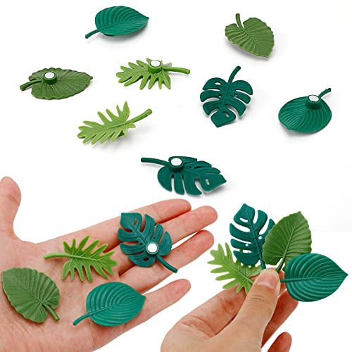 16 Piezas Imanes Decorativos Hoja Monstera miniatura 6