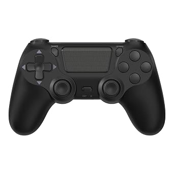 Puiseno Wireless Controller for P4/Slim/Pro Console/PC with 3.5mm Audio Jack Headphone and USB-C Cable
