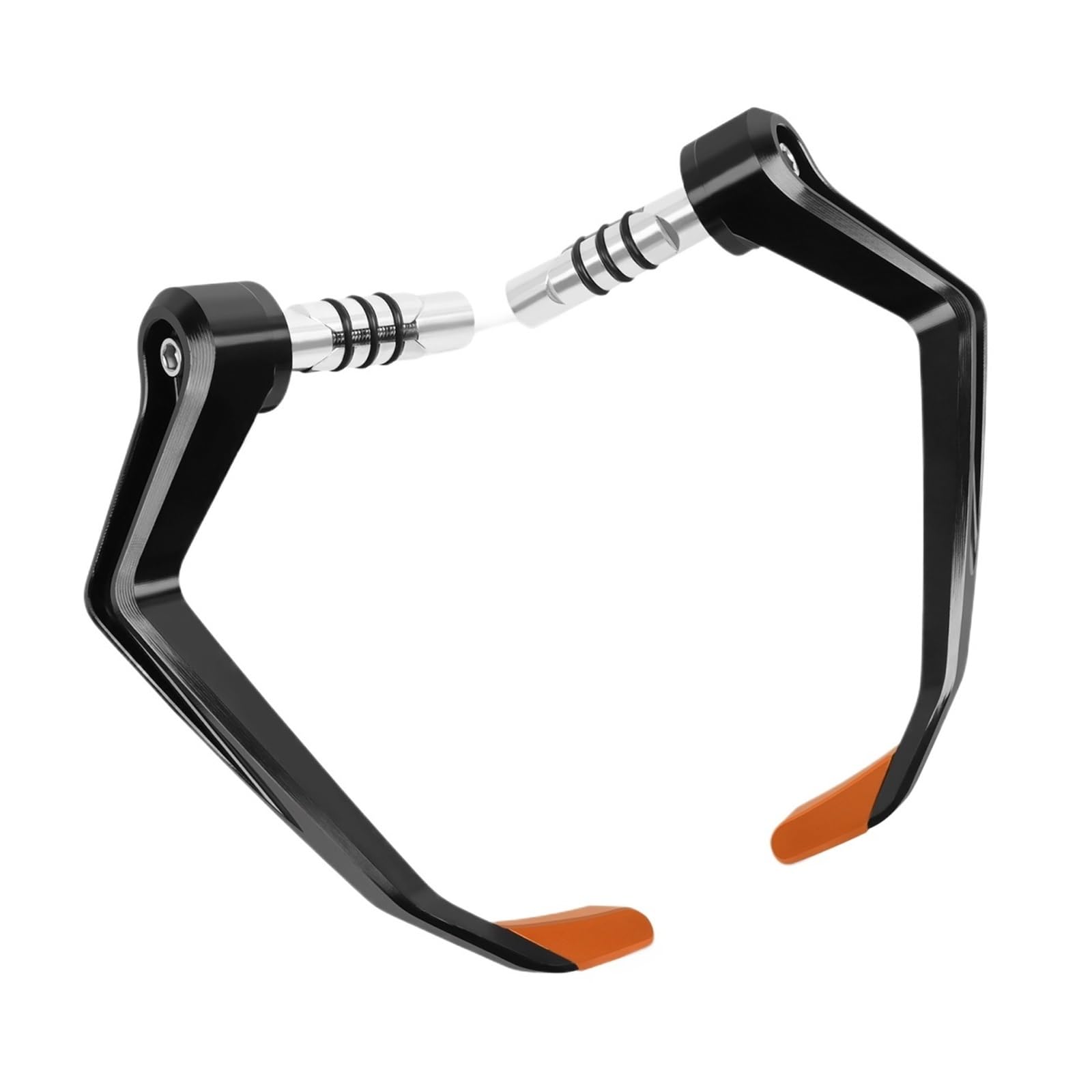 Lbcsrmh Orange 1 Pair Motorcycle Brake Clutch Lever Protector Universal Motorcycle 7/8" 22Mm Handlebar Brake Clutch Levers Protector Guard Handguards Hand Guard Protector Lever Guards