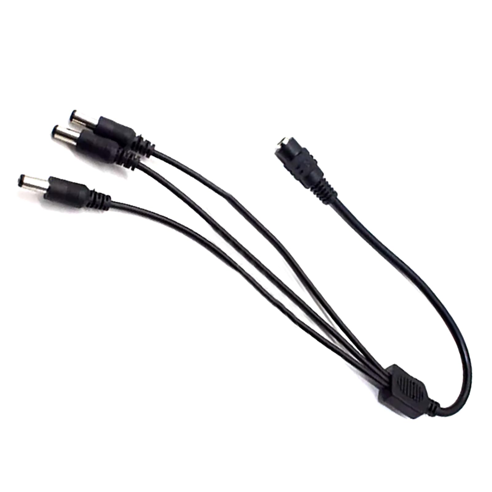DBEIXIWEI 5PCS 1:3 DC Power Splitter Cable Cord 1 Female to 3 Male 5.5x2.1mm Port Connect Wire for Security Cameras Broadband Cats