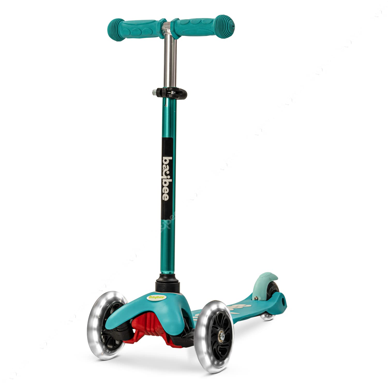 Baybee Mini Zapper Kick Scooter for Kids, 3 Wheel Kids Scooter with 3 Height Adjustable Handle, Skate Scooter with Led PU Wheels & Brake, Runner Scooter for Kids 2 to 5 Years Boy Girl (Zapper Green) (B0BSXH7LJ7) Amazon Price History, Amazon Price Tracker