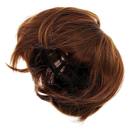 HYTROVE Peluca para Perro Flequillo Estilo Decoración Artificial Pelo Mascotas