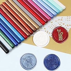 Hillylolly Siegelwachs Sticks 7mm, 20 Stücke