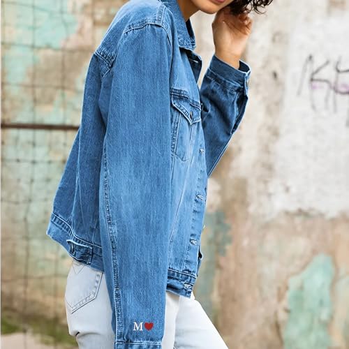 Embroidered Denim Jacket - Custom Design Your Own for Him or Her, Christmas4