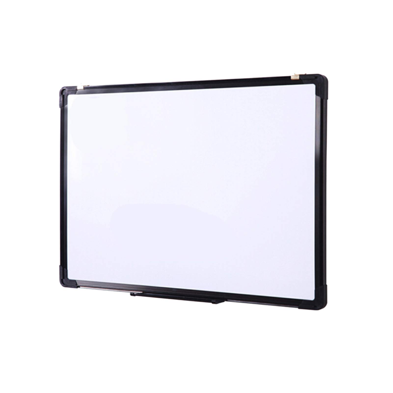 Jednostronna tablica suchościeralna 60 x 90 cm z czarną aluminiową ramą - idealna na spotkania biurowe, nauczanie, szkolenia i notatki graffiti - wszechstronna tablica naścienna