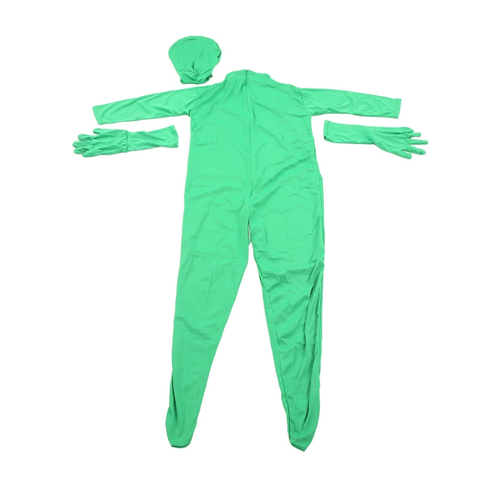 Body à écran Vert Pour la Photographie, combinaison verte, Body Complet, Conception Fendue Pour la Photographie, le Film Et la Vidéo, Vert(180cm)