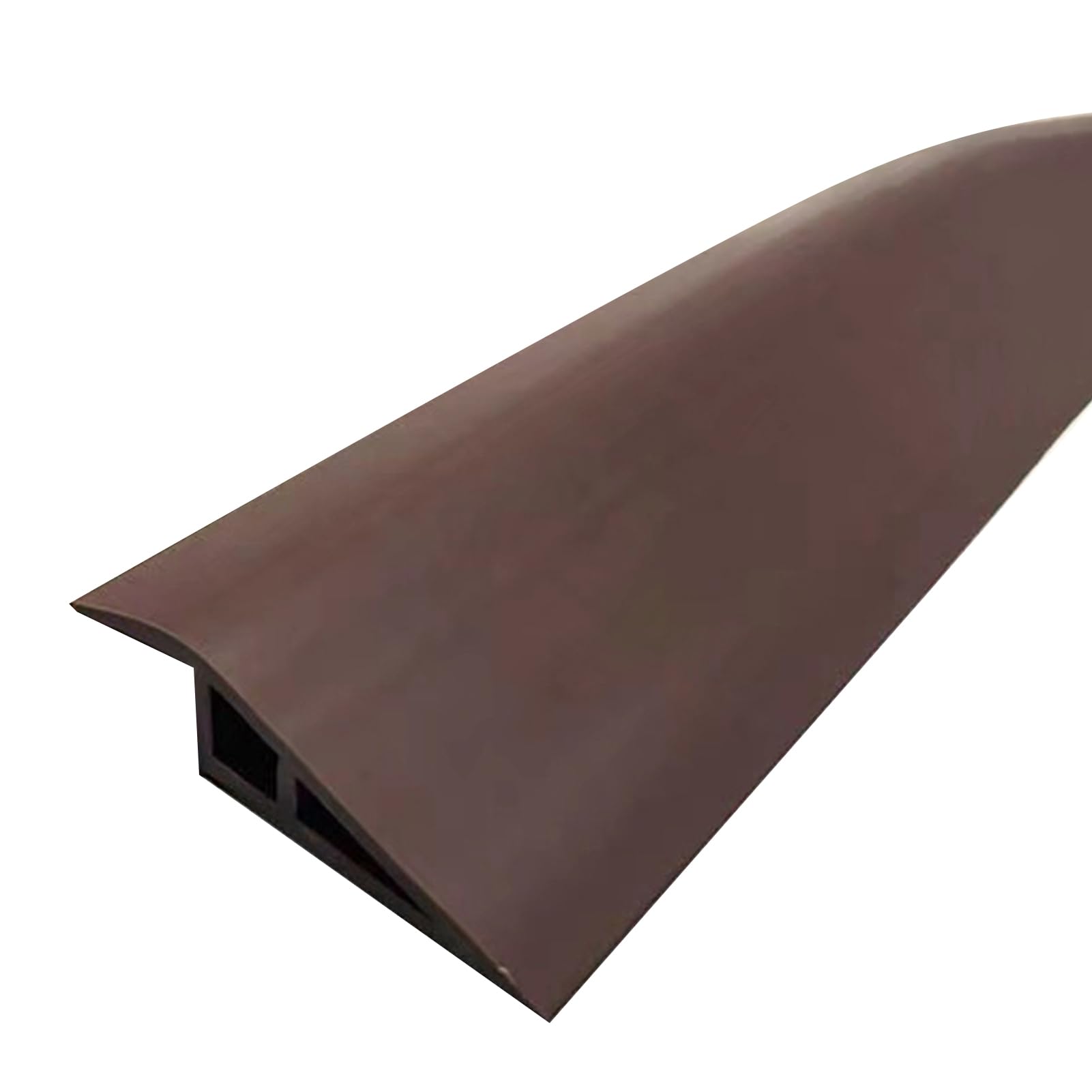 ulafbwur Floor Edge Reducer Overlap Threshold Reducer Floor Transition Strip Peel and Stick PVC Coffee 15mm