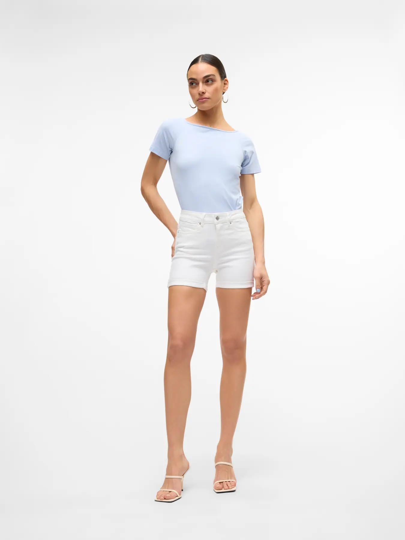 Vero Moda Vmluna Mr Fold Shorts Mix GA Noos Femme