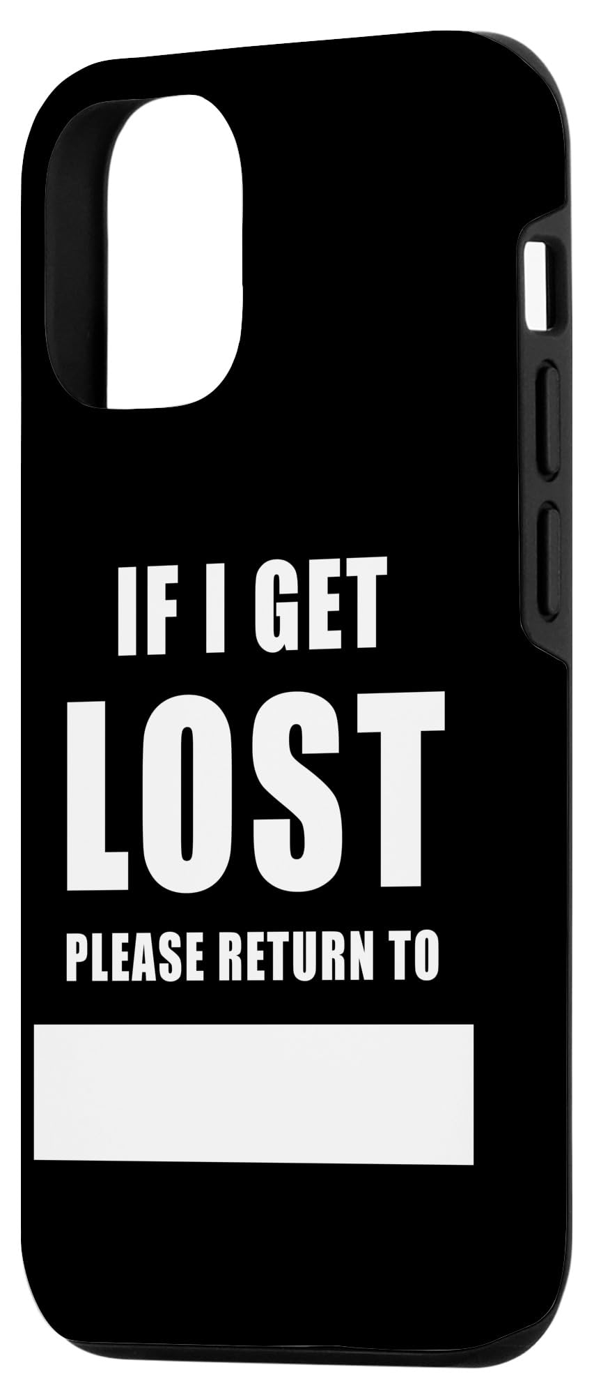 If I Get Lost Please Return To - Family Reunite Fill Blank Case for iPhone 14 Pro - Image 2