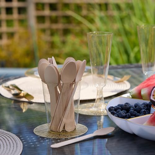 Miniatura 5 de Matana 200 Cucharillas De Madera 14 Cm - Cucharitas, Cucharillas De Café Desechables, Compostables Y Biodegradables - Mini Cucharas Para Helado, Café, Postres Y Degustaciones