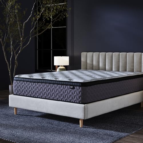 Signature Design by Ashley Full Size Augusta2 Hybrid Mattress 12 Inch Euro Pillow Top with Lumbar Support Gel Memory Foam Fiberglass-Free Bed In A Box