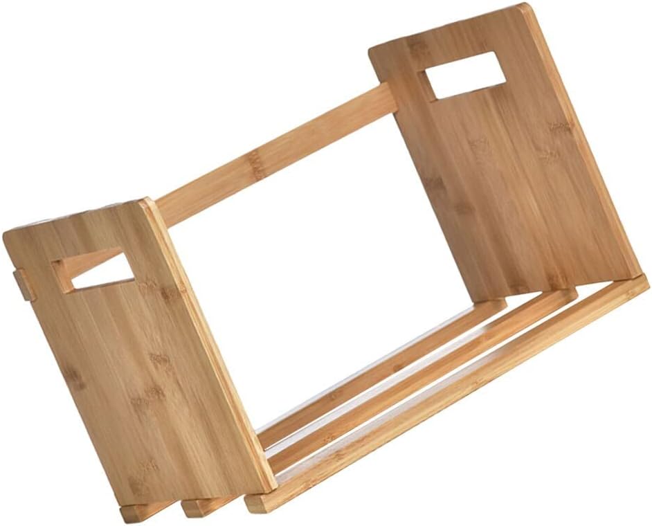 デスクトップの本棚1pc竹スケーラブルデスクトップ本棚収納棚シンプルミニ本棚木製のデスクトップの本棚 オフィス収納