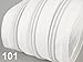 Produktbild 5m Reißverschluss endlos 3mm spiralförmig + 15 Zipper #101 weiss(0,79/m)