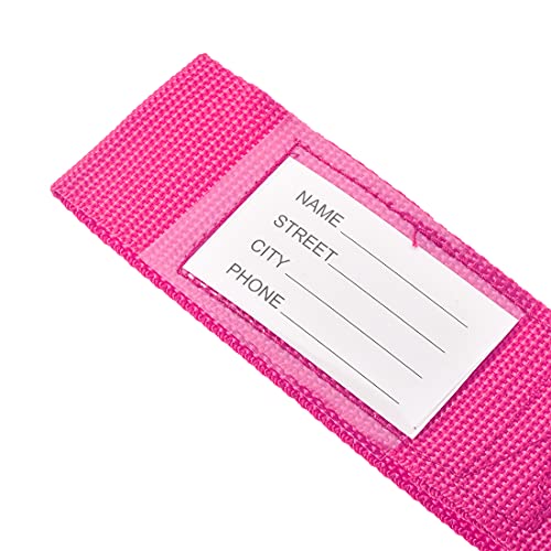 Sangle de bagage réglable fuchsia uxcell avec fermeture à code de sécurité pour valise - 6