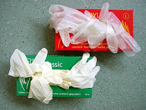 Preisvergleich Produktbild EINMALHANDSCHUHE -ALL.MED.SALE VINYL GR M (100 ST)