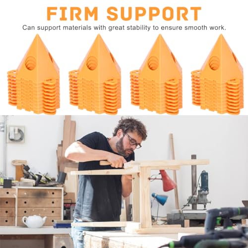 Pyramidenständer für Maler perforiert Dreieckig Kunststoff Fußständer Holzbearbeitung 10 Stück Maler Pyramide Stehen Malen von Pyramiden Unterstellpyramiden für Anstreicharbeiten Maler Malständer