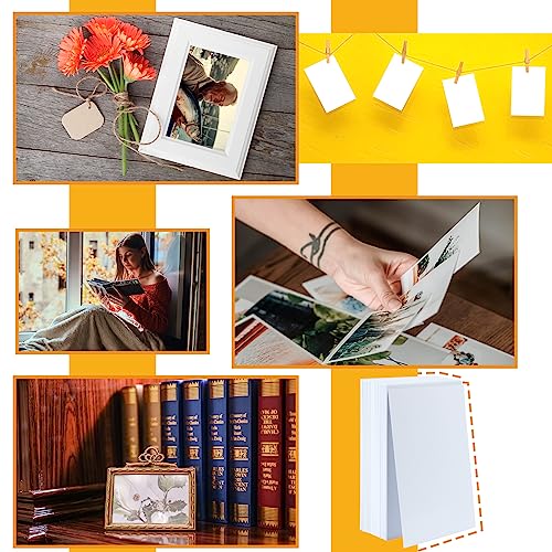 VOKOY 300 Sheets 3.5\" x 5\" Photo Paper for Printer, 200gsm Picture Paper White Photographic Paper Brochure Paper Scrapbooking School Office Supplies - Thumbnail 6