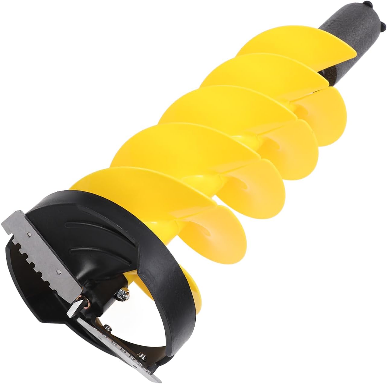 Jeffergarden 氷釣り愛好家向け電動ナイロンコーレスオーガー、冬用の位置決めドリル付き、氷釣り用の軽量で耐衝撃性、長さ28