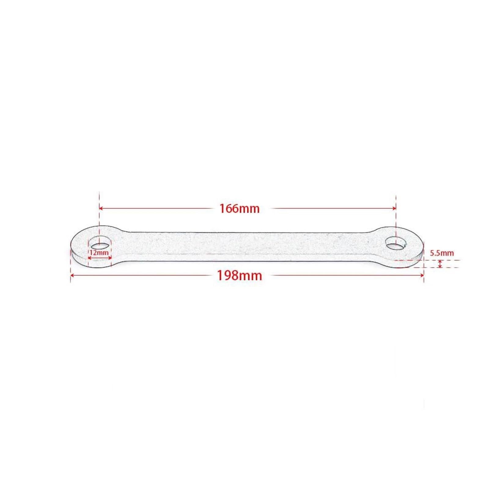 Bieletas de Descenso Moto para Yamaha YZF-R6 2017-2018 Kit De Bajada De Bieletas De Suspensión Ajustable para Motocicleta(Negro,No Logo)
